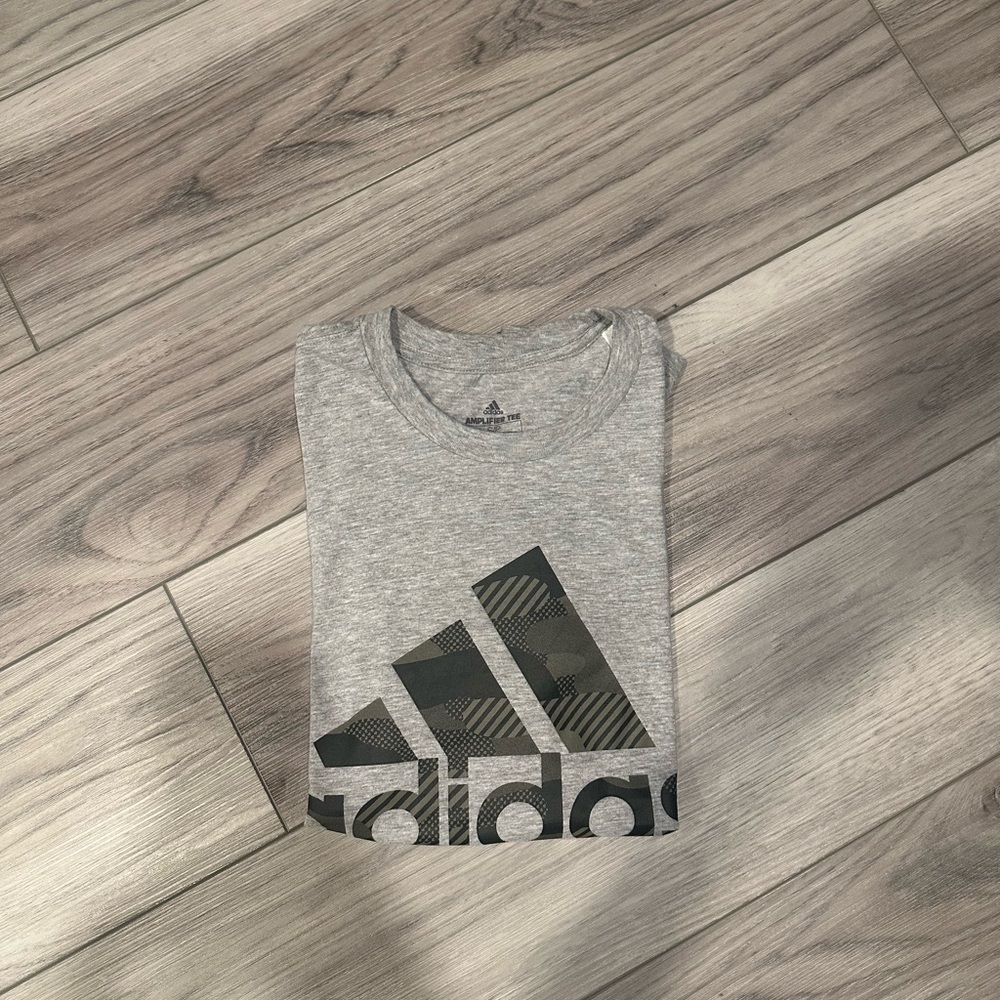 Adidas Gray Logo Tee